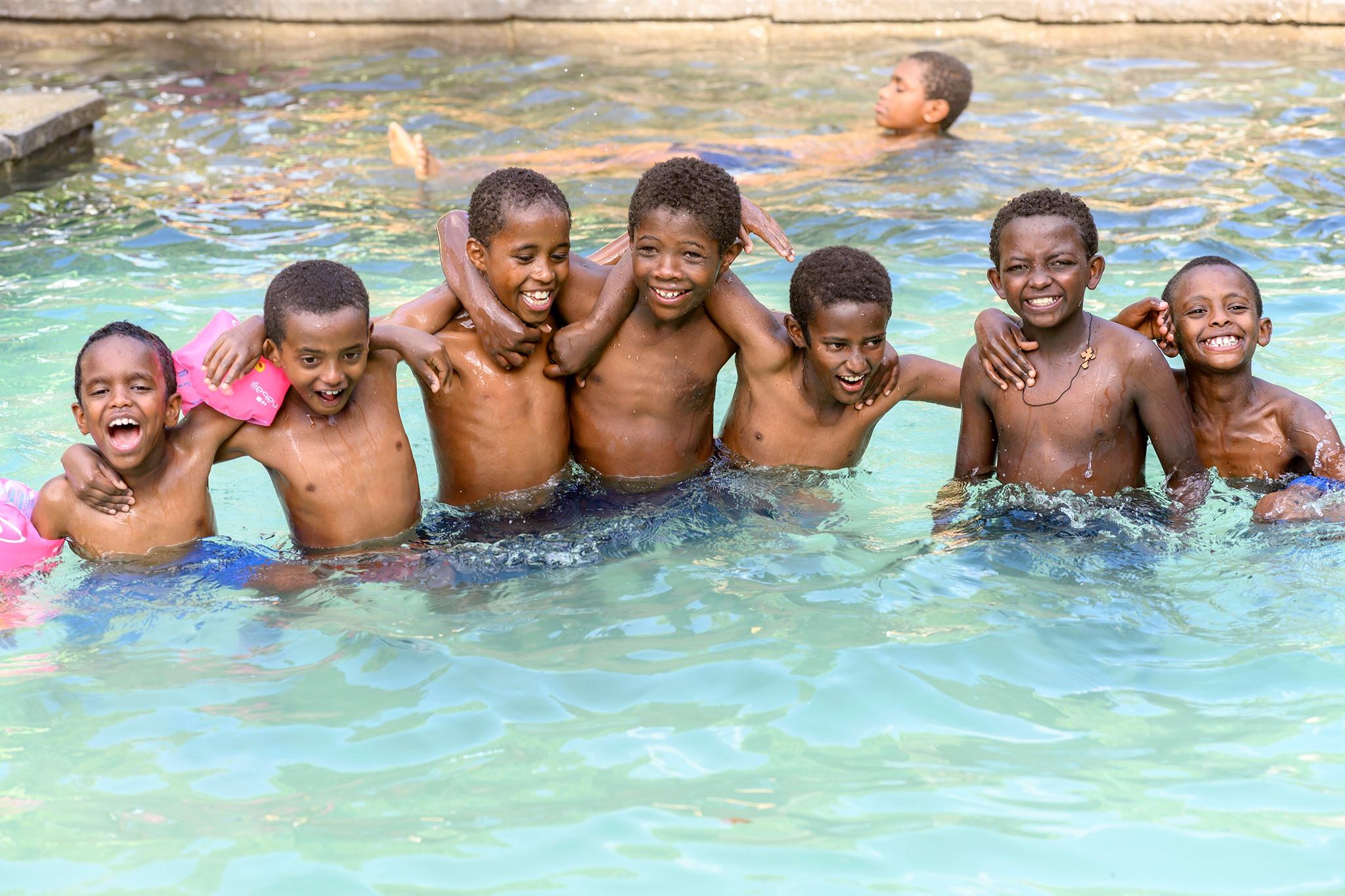 Beautiful Together, Orphanage Outings, Swimming in Ethiopia, Tamara Lackey, Nikon